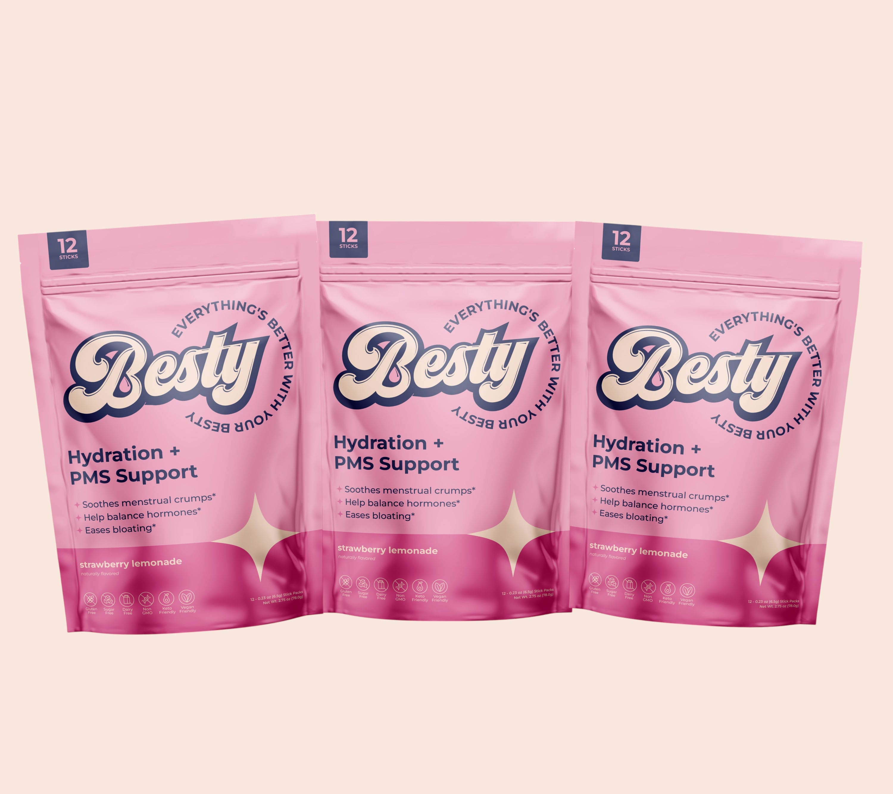 Strawberry Lemonade| Hydration + PMS Support