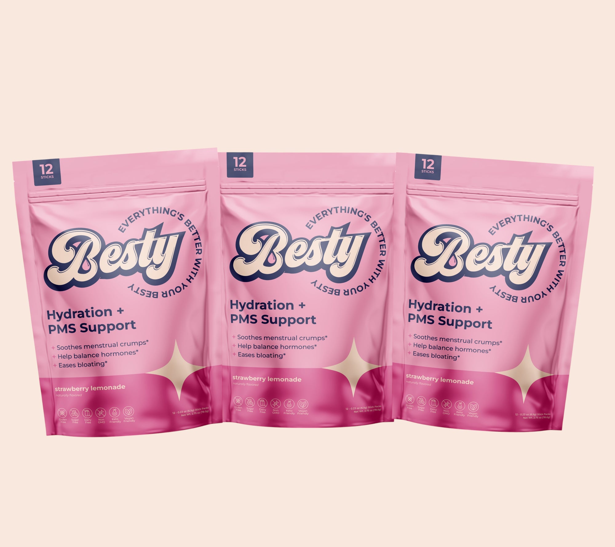Strawberry Lemonade| Hydration + PMS Support