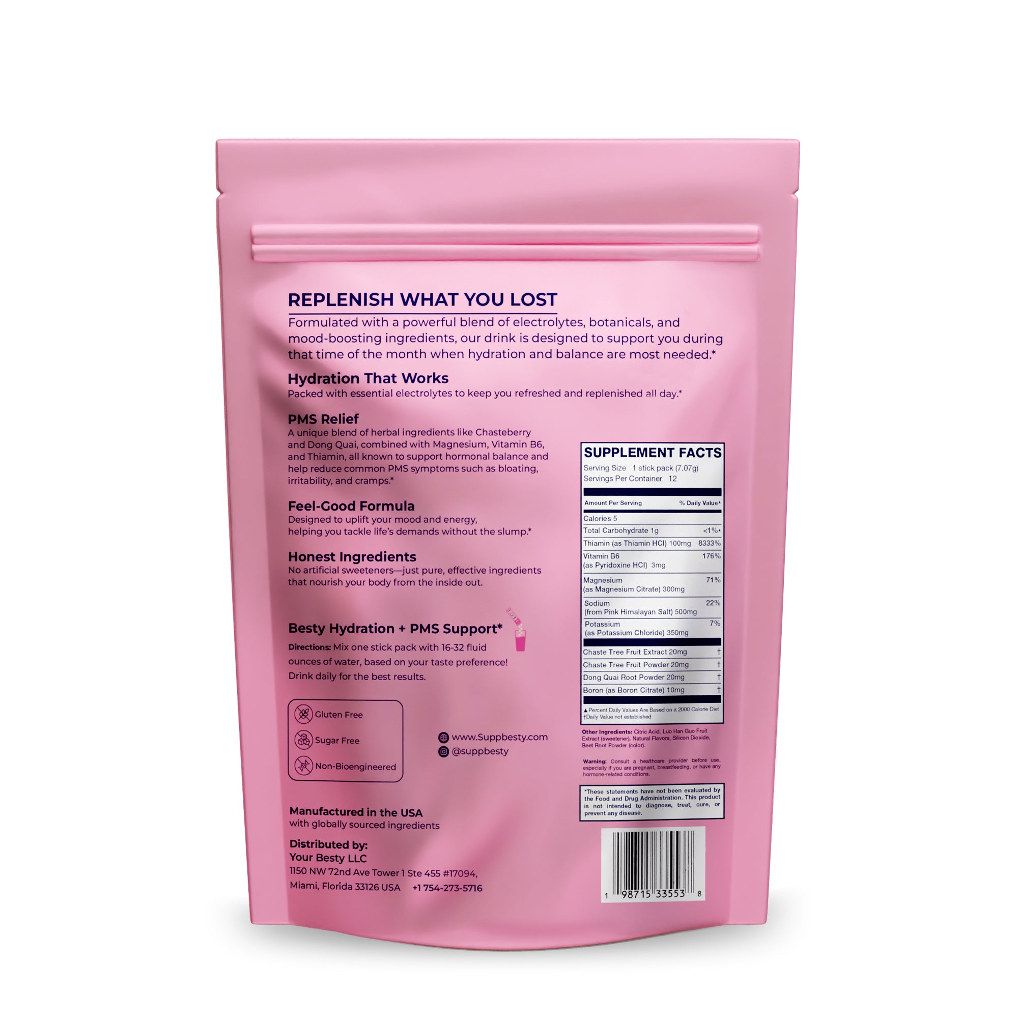 Strawberry Lemonade| Hydration + PMS Support