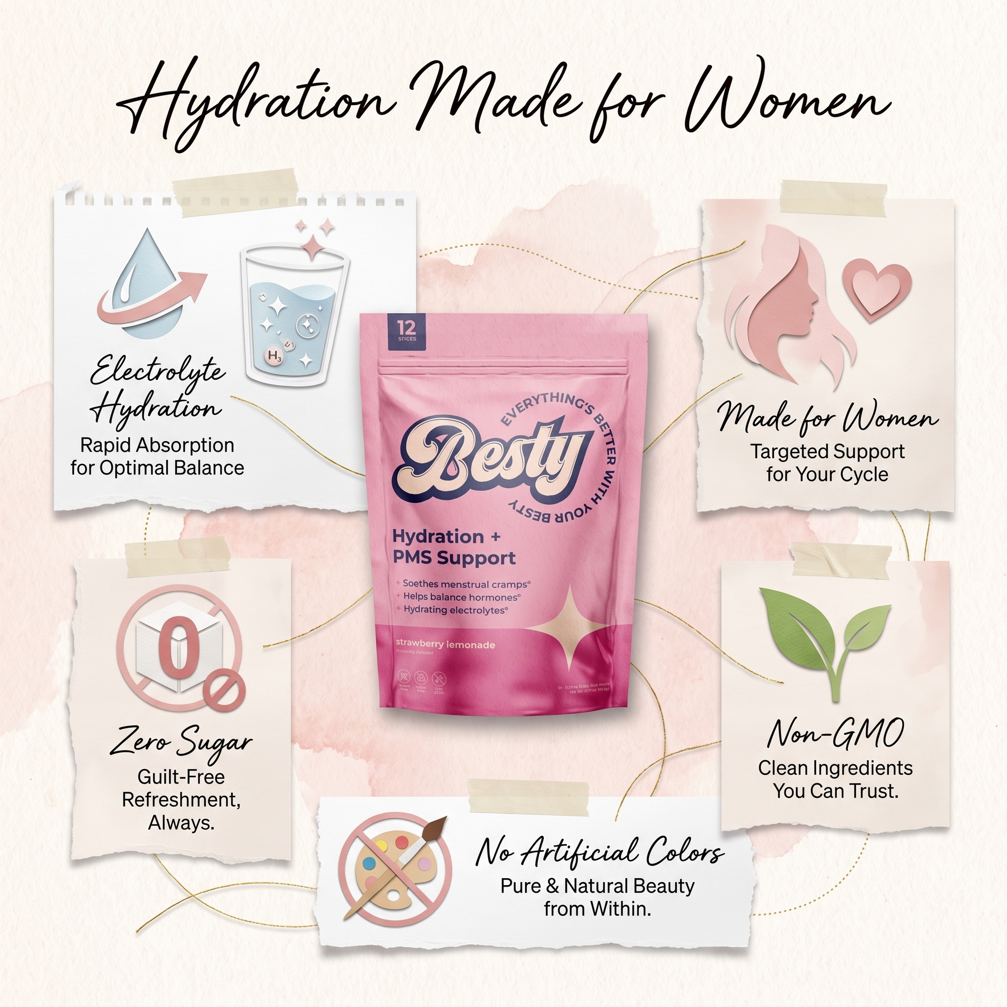 Besty Women's Daily Hydration Duo
