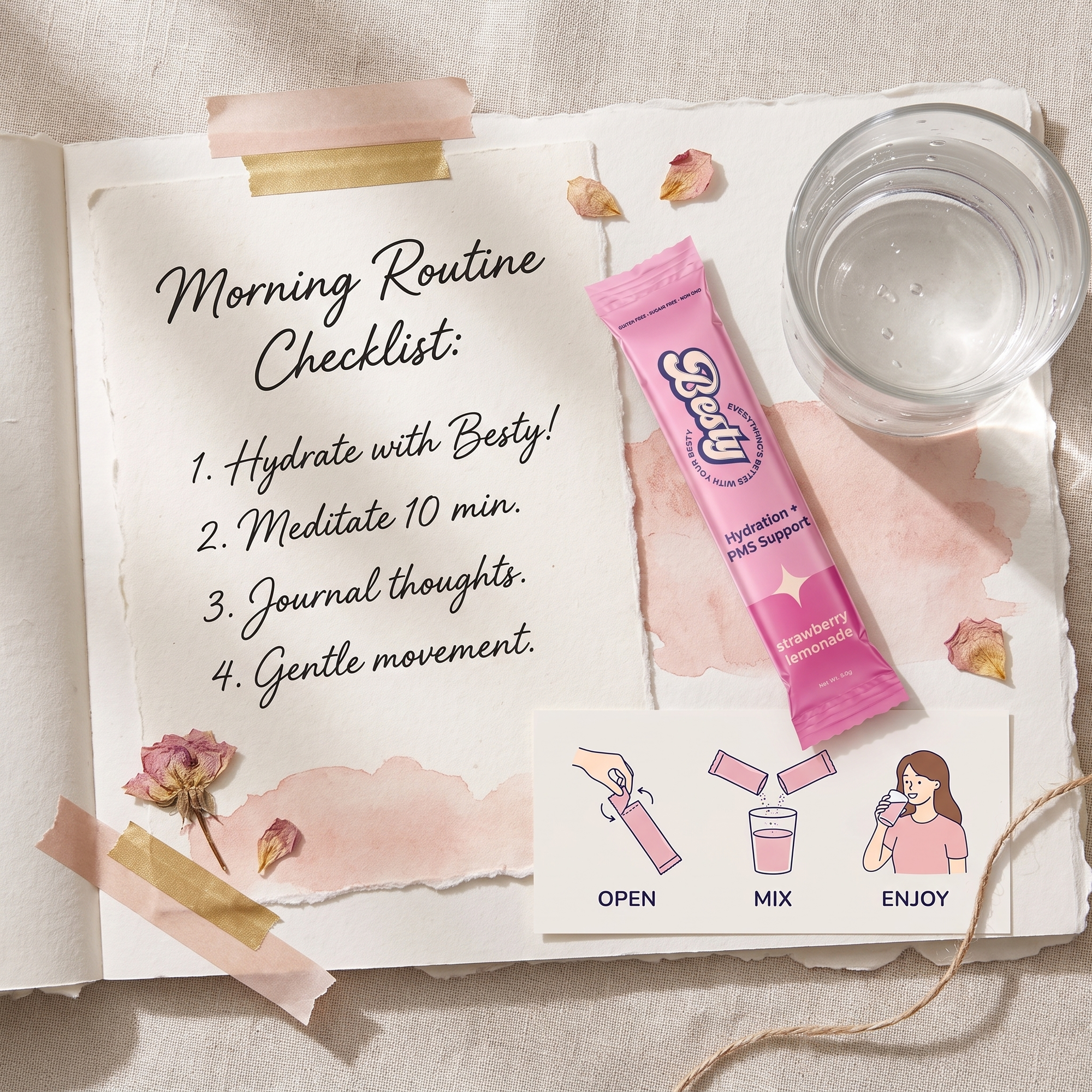 Besty Women's Daily Hydration Duo