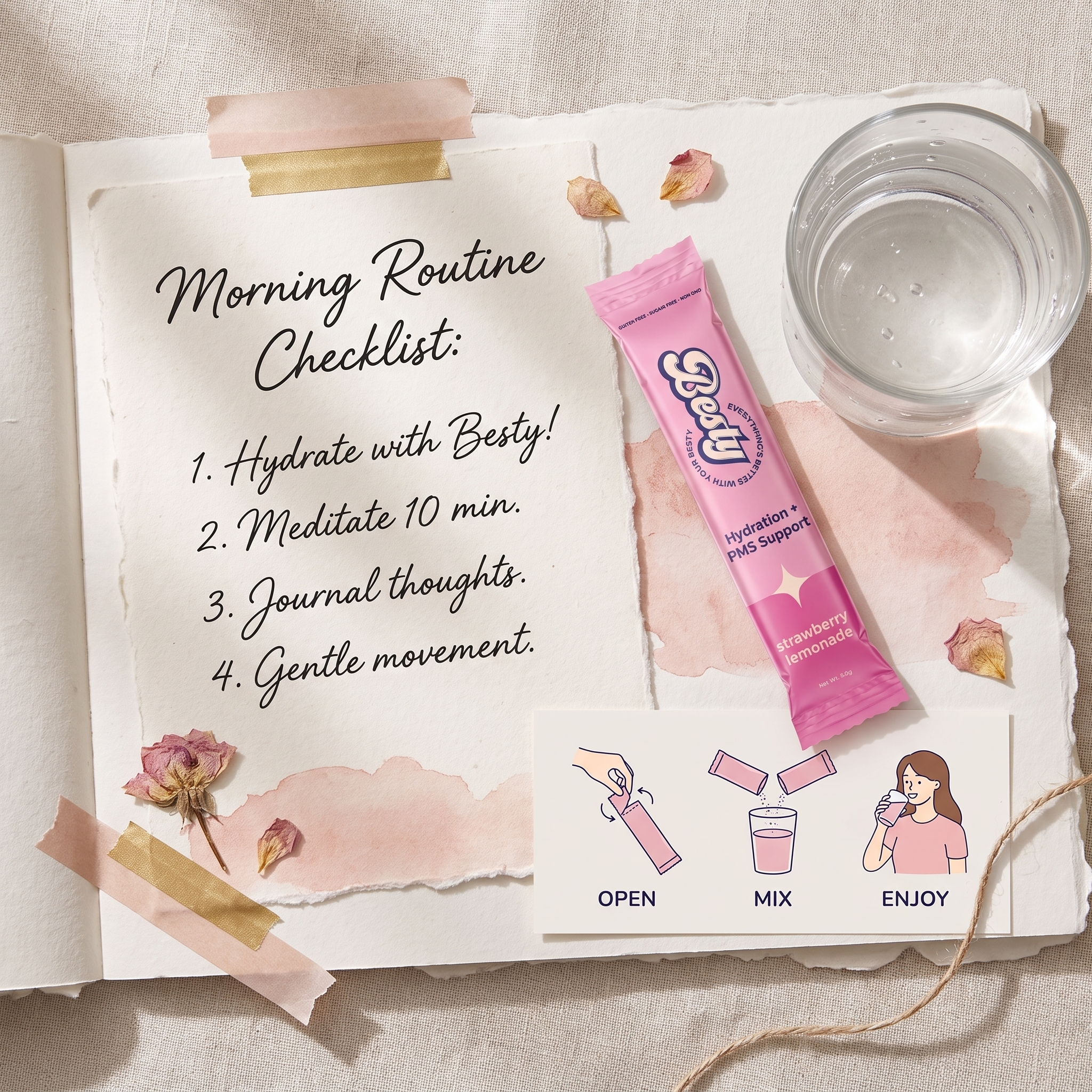 Besty Women's Daily Hydration Duo
